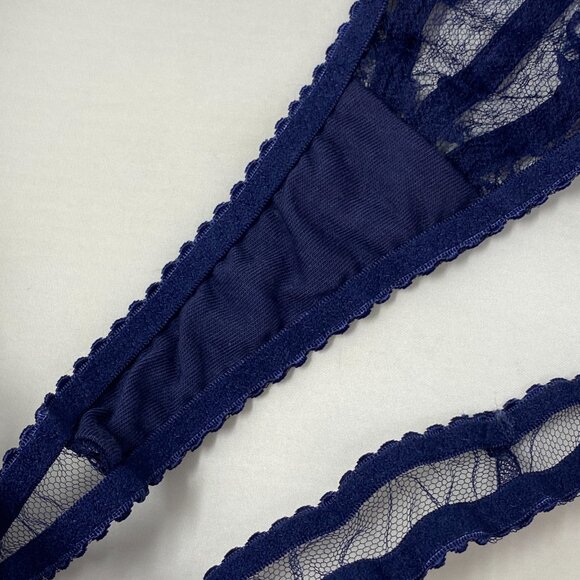 Agent Provocateur Rozlyn Navy Thong AP2 Small New - Picture 10 of 10